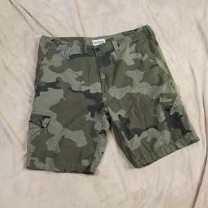 Camouflage Cargo Shorts